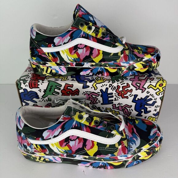 NEW VANS Kenzo x OG Old Skool LX Floral Green True White Men’s Size 9 Rare - Picture 7 of 11